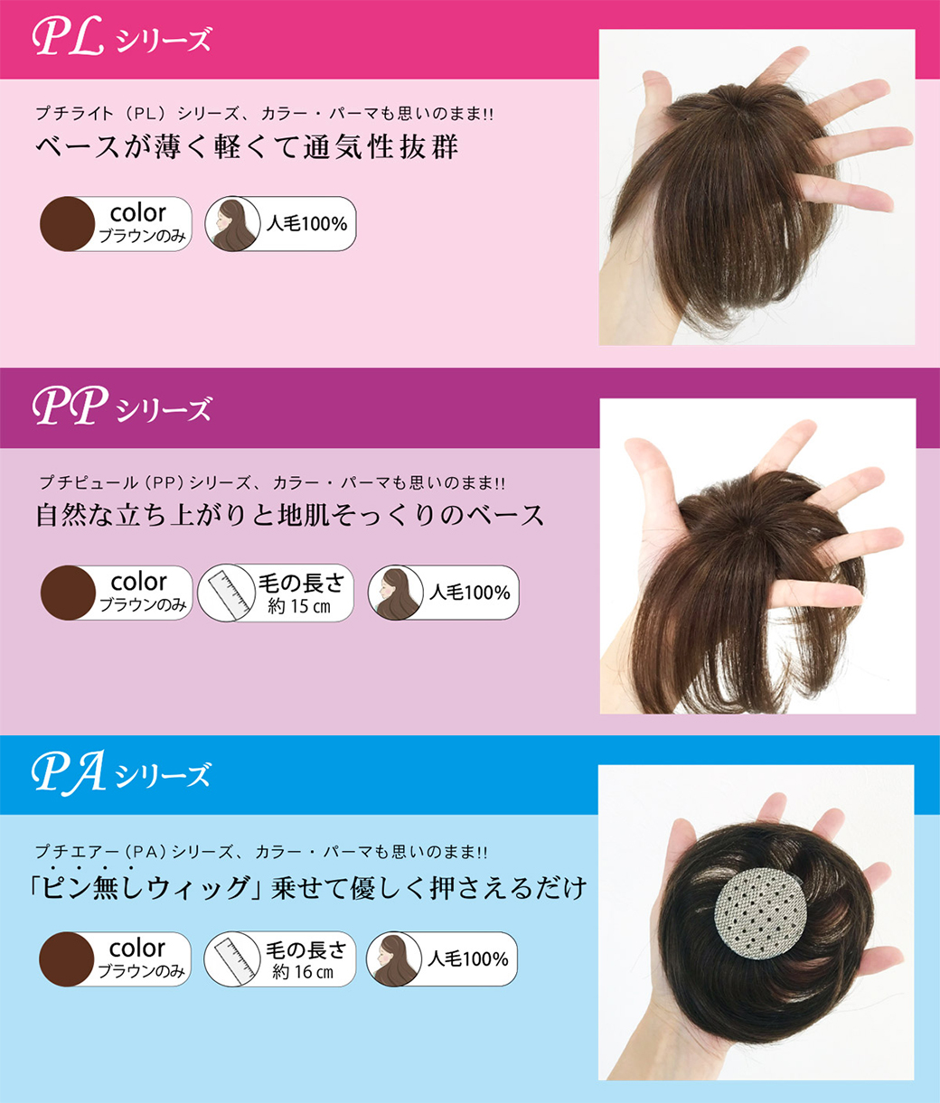 プチウィッグ・オーダーウィッグ